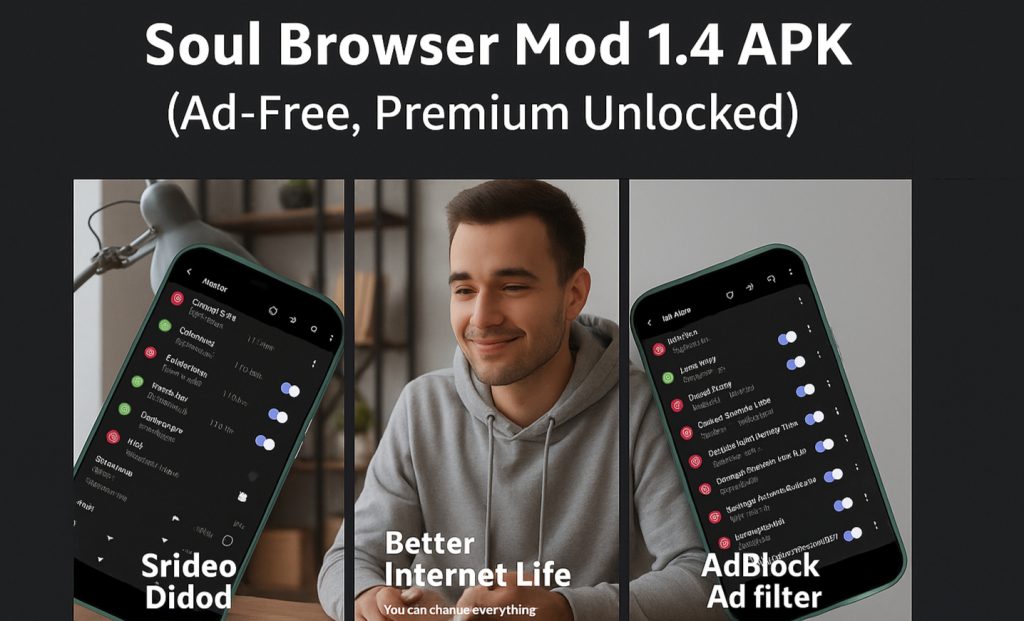 Soul Browser Mod 1.4 APK (Ad-Free, Premium Unlocked)